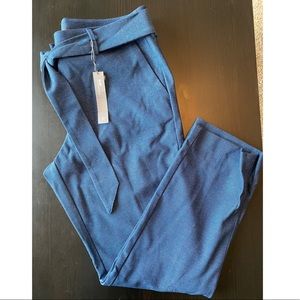 NWT Marisa slim pants with tie belt
